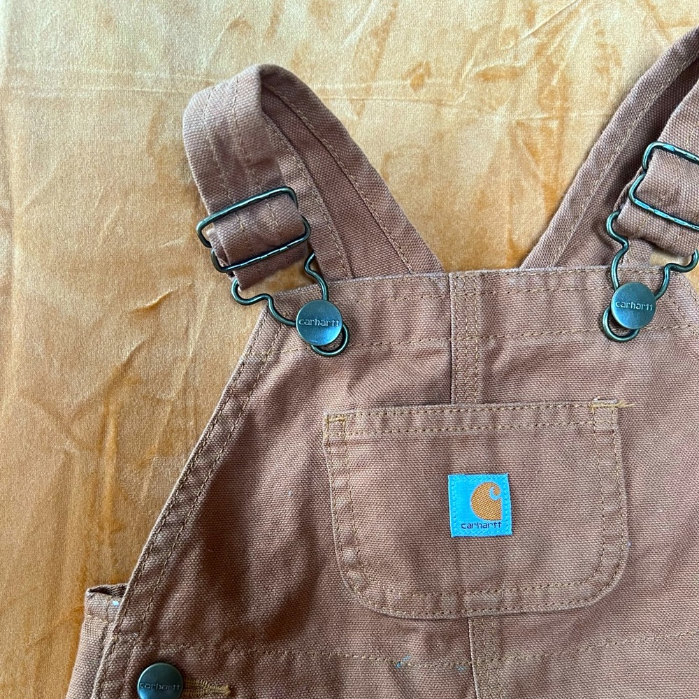 Carhartt Kid's Loose Fit Canvas Bib Overall